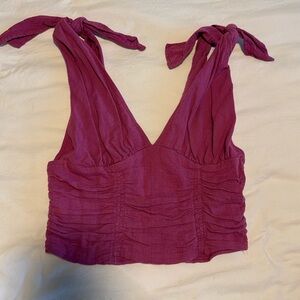 Free people purple tank/blouse